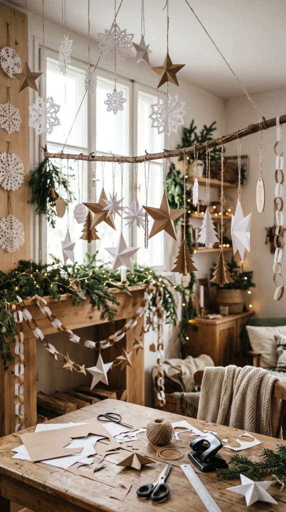Make DIY Christmas Paper Decorations