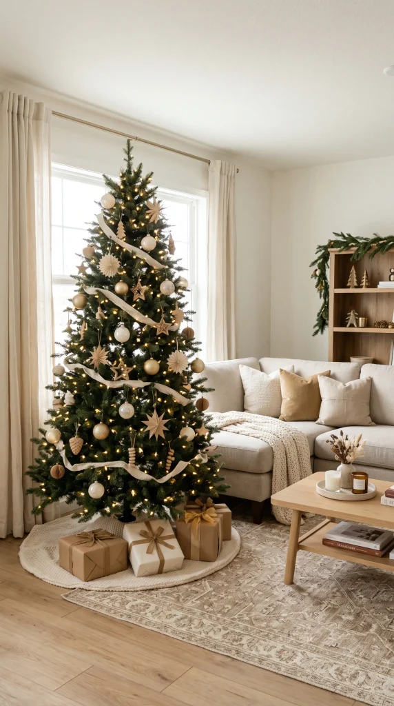 Match Your Christmas Tree to Your Room's Color Palette
