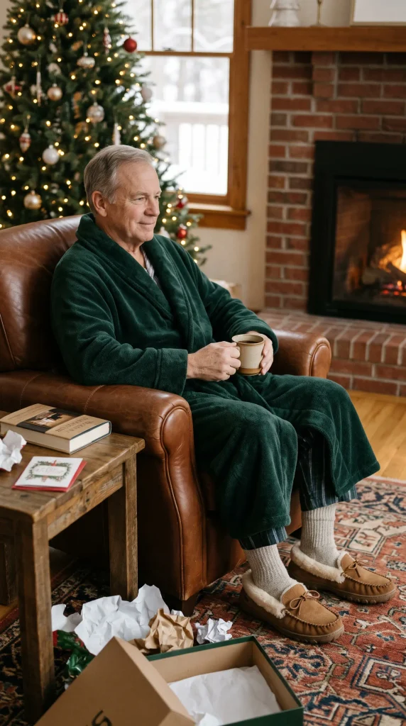 Comfortable Slippers and a Cozy Robe