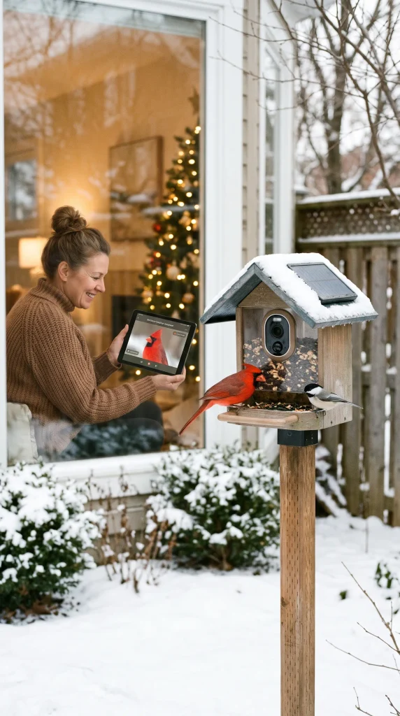 Smart Bird Feeder for a Nature-Loving Mom