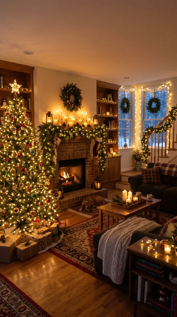 Use Warm White Christmas Lighting