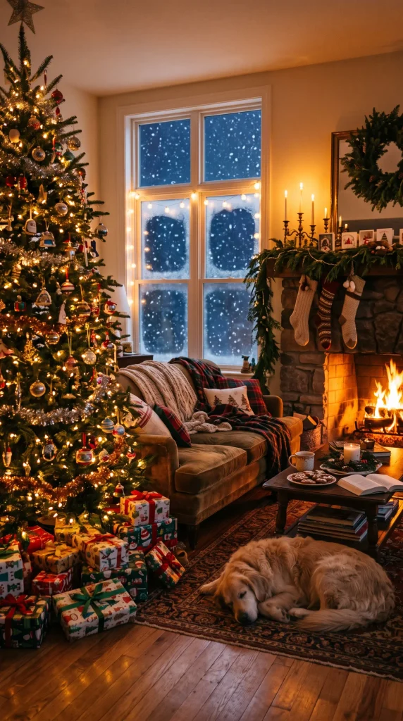 Use Warm Lighting for a Magical Christmas Atmosphere